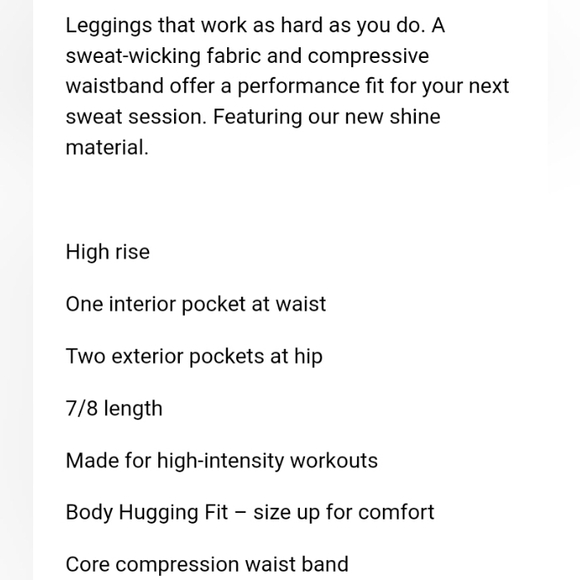 Victoria's Secret Leggings - Picture 3 of 3